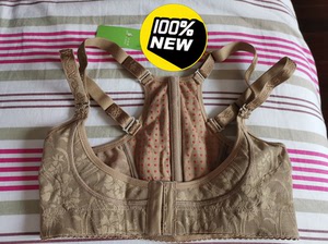 纤诗婷矫形内衣 l码一件 帮助挺胸抬头塑胸 背部还有八块磁石