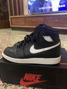 air jordan 1 aj1元年黑白阴阳 38码