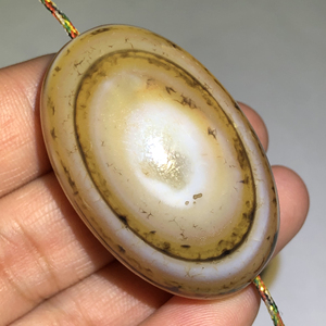 西藏区藏传老料一线药师玛瑙羊板眼项链配饰吊坠锁骨链手串背云佛