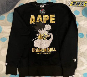 全新aape刷绒卫衣 七龙珠联名