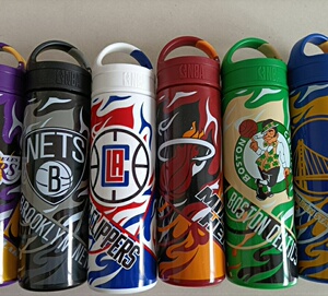 全新德克士潮牌大水杯保温杯nba湖人勇士凯特尔篮网热火快船水