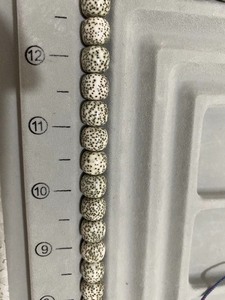 星月菩提石玉料110颗、10x9老型、可穿5条手串、已经盘玉