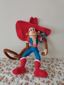 000人付款淘宝美吉姆猴猴毛绒儿童玩具公仔花枝招_展39.