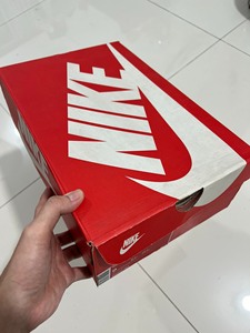 42.5码 Nike 大吕布黑银正品原盒鞋盒805554-0