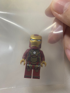 lego 76007人仔.钢铁侠mk42.白头版本.实物如图