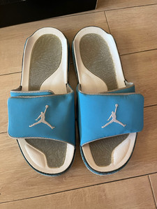 正品耐克jordan aj3拖鞋北卡蓝拖鞋稀有绝版 耐克乔丹