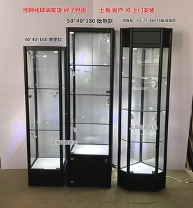 展柜手办玻璃展示柜商用透明柜子店铺化妆品模型样品精品柜鞋柜