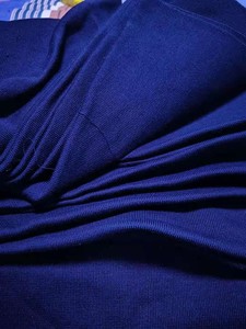 自己厂子出的黑色，蓝色，蓝黑色，灰色螺纹布料，羽绒服领口袖口