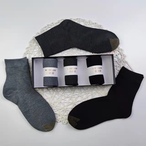 200人付款淘宝足步天下袜子男秋冬防臭中筒袜铜纤维商务袜吸汗透气长