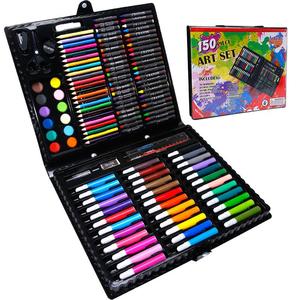 儿童150支绘画彩笔美术画笔文具套装用品礼物开学季移动画室