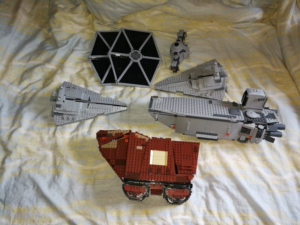 星球大战moc第一秩序运输船沙垒歼星舰钛战机帝国乐高兼容.只