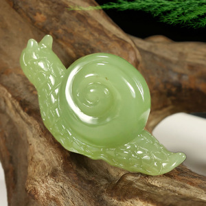 名品lv批发淘宝【品玉阁】新疆和田玉籽料海派玉雕玉石一级白蜗牛