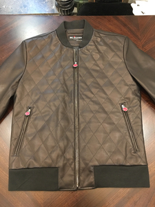 全新kiton皮夹克皮衣48zilli brioni zegna bijan fog loro piana