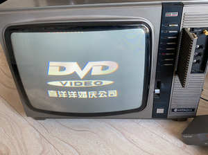 日立crt彩色电视机,型号,crp-451d,测试都好用,外