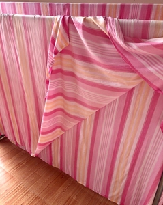 老被套双面条纹布,纯棉的,柔软的,用舒服,帮带缝口,谁看上他