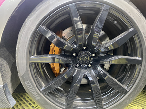 gtr 原厂轮毂 rays代工 换轮毂拆下 几乎零磨损 20