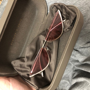 眼镜及配件 蛤蟆镜 小ck墨镜粉色