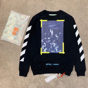 off white ow 圣母卫衣 s码 吊牌包装袋 未使用