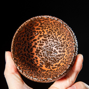 2个一元起拍 曹斌 咖啡豆建盏 口径9cm 高5 建阳建盏 90%相似