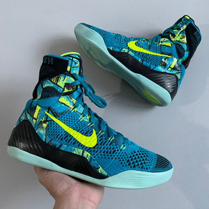 nike kobe 9zk耐克科比9代高帮绿松石毕加索45码