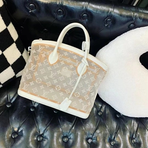 lv lock it网纱蕾丝透明手提包,2012年marc