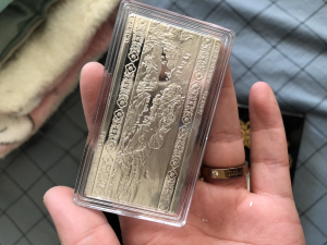 清明上河图银砖.全新 证书全都齐全