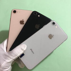 苹果8美版iphone8 64g无锁金白黑红色全原装有锁黑解