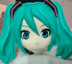 初音未来 面具 包邮非偏远 有细小瑕疵