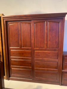 红椿木移门衣柜,美式餐桌椅,白蜡木斗柜,家具实木二手家具衣柜