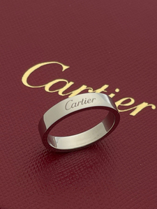 卡地亚铂金戒指pt950