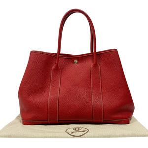 5新hermes爱马仕花园包妈咪包全皮购物袋腋下包方框p刻公价3w