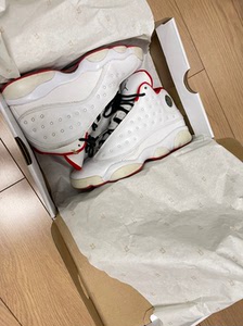air jordan 13 aj13 女款篮球鞋 红白 36