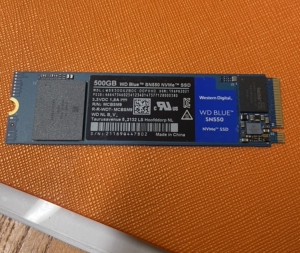 西部数据sn550 500g m2 nvme固态,京东购入