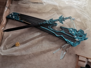 【已预订】剑三长歌大橙武青玉流 cosplay道具长歌门co