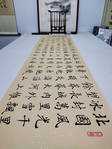 沁园春雪楷书,客厅 办公室 茶室书房 挂画王卫国老师书法作品