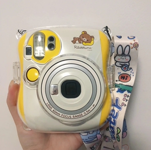 富士拍立得mini25拍立得mini25轻松熊黄色一次成像相