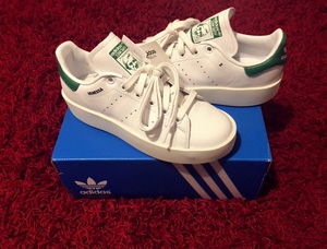 stansimth阿迪达斯三叶草小绿尾 37码子 /38码子