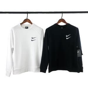 耐克卫衣nike tee black双钩圆领卫衣