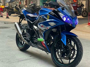 二手摩托车跑车川崎小忍者机车200cc-400cc大排量趴赛