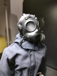 1/6兵人模型配件-防毒面罩套装/蓝色连体服,威龙品牌