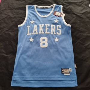 nba 阿迪达斯 湖人队科比sw正品复古四星球衣,非au.全