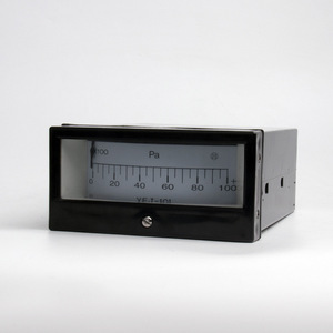 YEJ-01矩水膜形盒压力表 方形压力表矩形风压微压1表正膜盒压力负