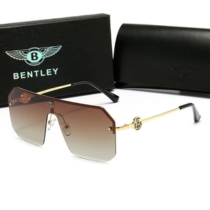 宾利bentley男士偏光太阳镜时尚椭圆形脸墨镜驾驶度假太阳