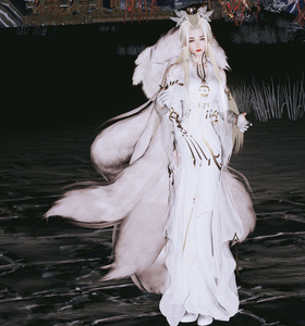 00tb67777411淘宝剑三剑3剑网三狐狸披风狐狸毛千秋岁皎灵素媚/天辉