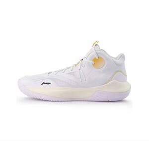 lining李宁 音速9team白橙回弹耐磨篮球鞋萧敬腾同款