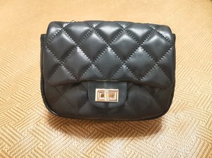 安乃安 【热卖爆款】二层牛皮小香风链条包经典菱格包斜挎包单肩