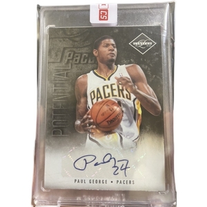 保罗乔治 签字卡 帕尼尼球星卡 全球99张 保罗乔治亲笔签名