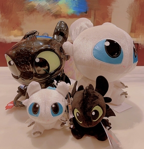 【包邮现货】驯龙高手 没牙仔 无牙仔 毛绒玩具 钥匙扣 挂件