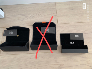 正品木九十眼镜盒 aojo眼镜盒