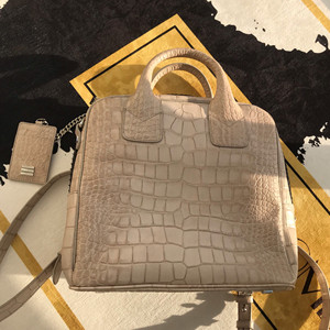 韩国品牌 helianthus 牛皮压纹双肩包入手渠道: 乐